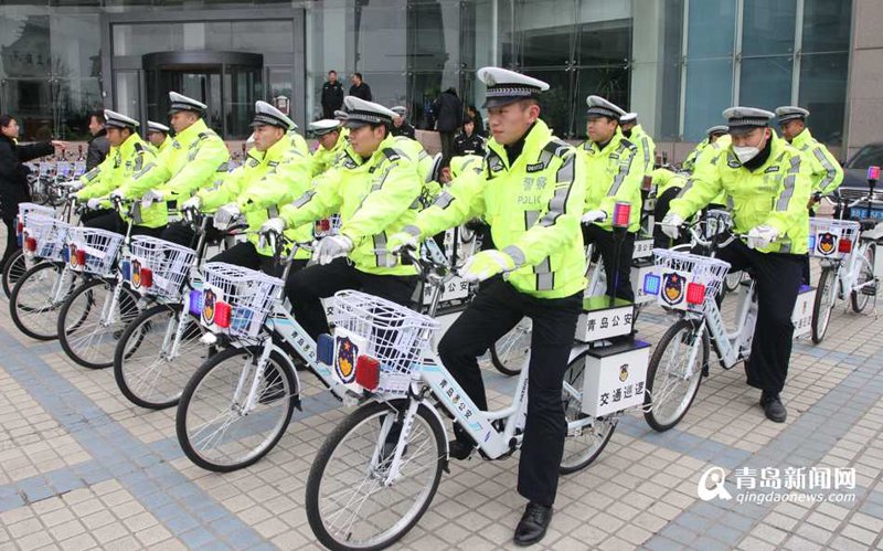 警用巡逻自行车
